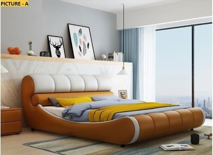 Premium Wooden Double Bed with Storage