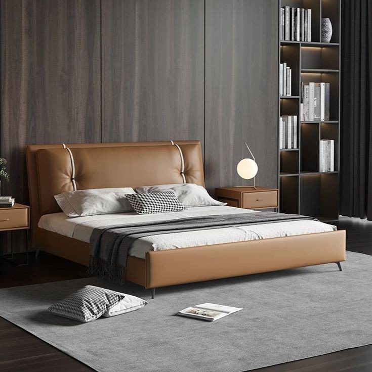 Premium Wooden Double Bed with Storage