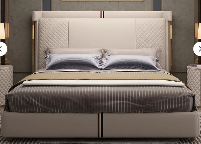 Premium Wooden Double Bed with Storage