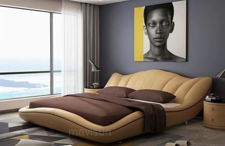 Premium Wooden Double Bed with Storage