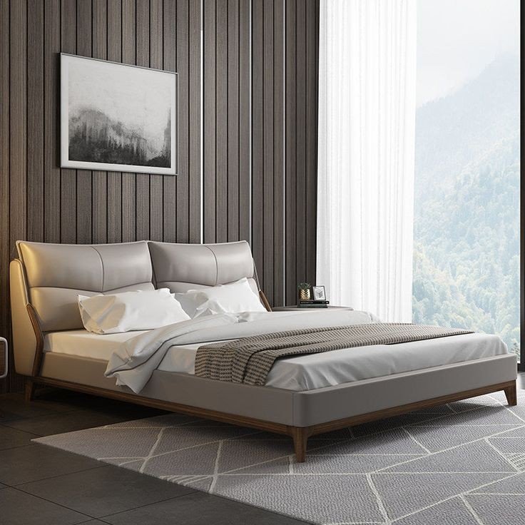 Premium Wooden Double Bed with Storage