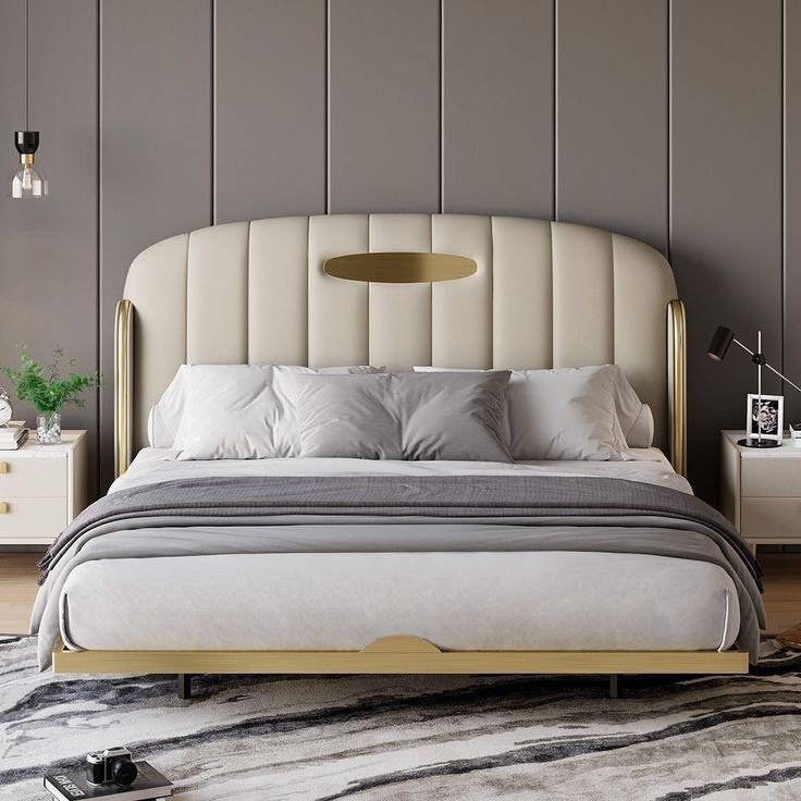 Premium Wooden Double Bed with Storage