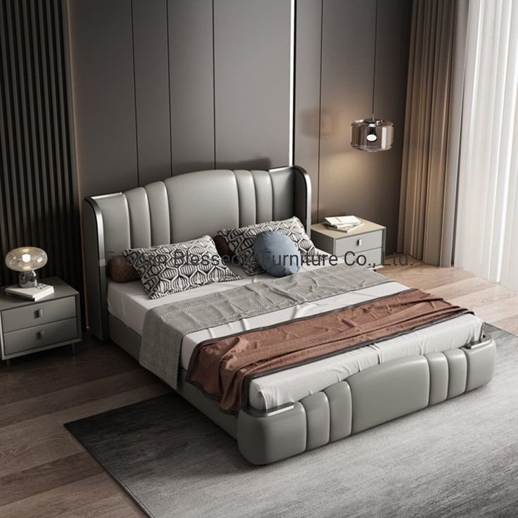 Premium Wooden Double Bed with Storage