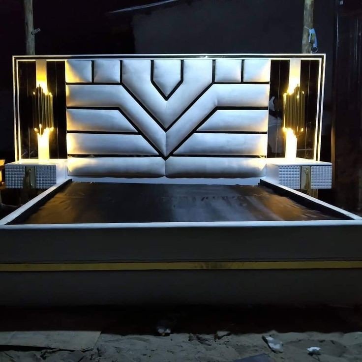 Premium Wooden Double Bed with Storage