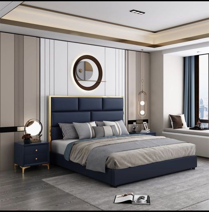 Premium Wooden Double Bed with Storage