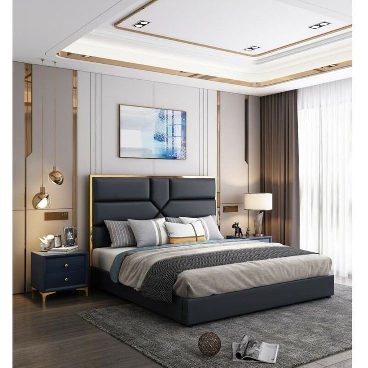 Premium Wooden Double Bed with Storage