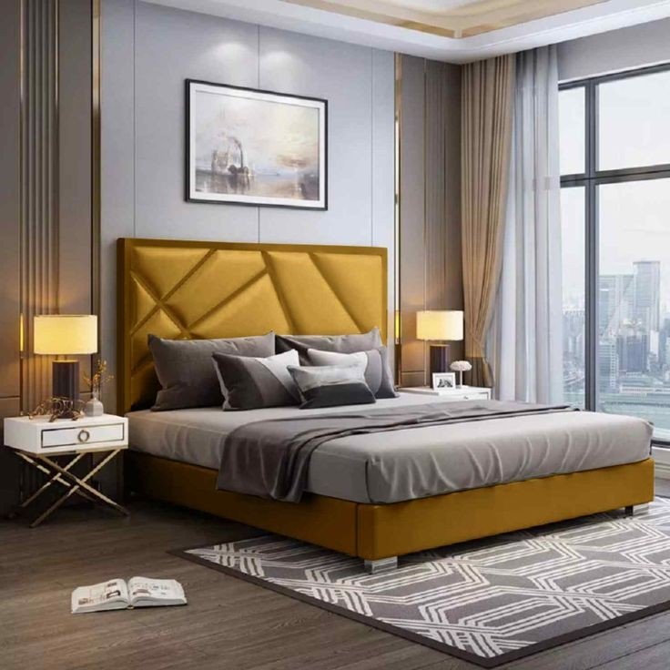 Premium Wooden Double Bed with Storage