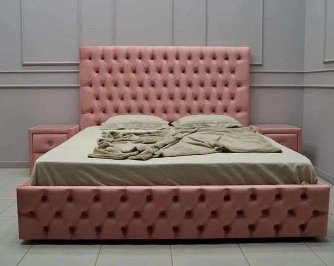 Premium Wooden Double Bed with Storage