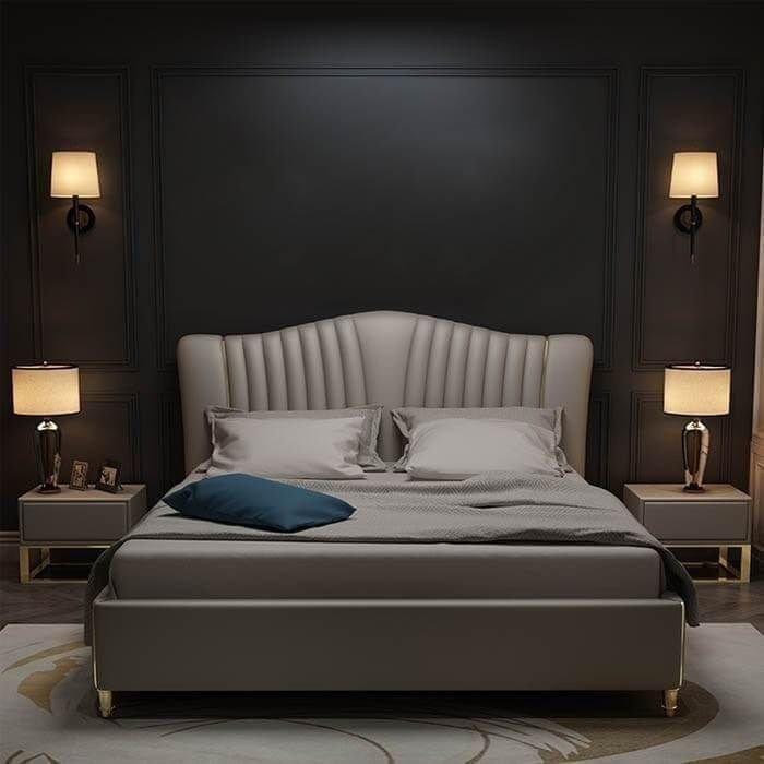 Premium Wooden Double Bed with Storage