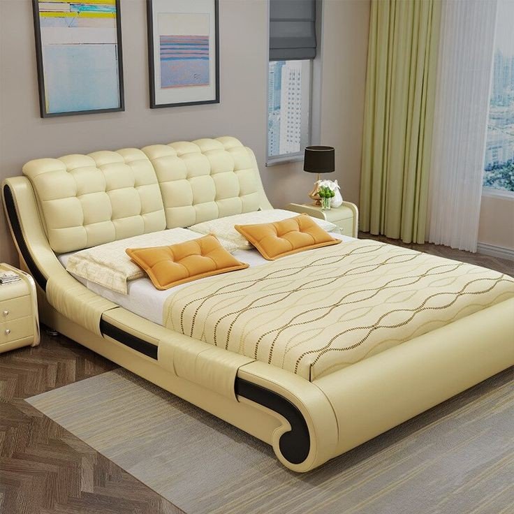 Premium Wooden Double Bed with Storage
