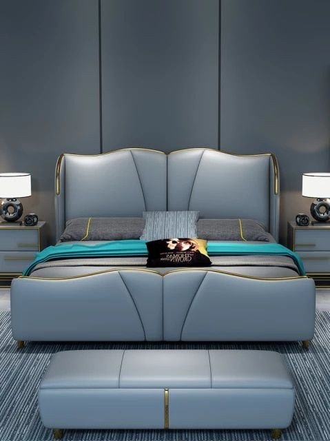 Premium Wooden Double Bed with Storage