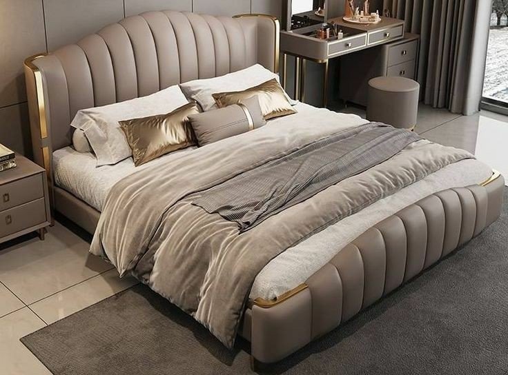 Premium Wooden Double Bed with Storage