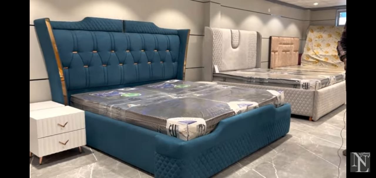 Premium Wooden Double Bed with Storage