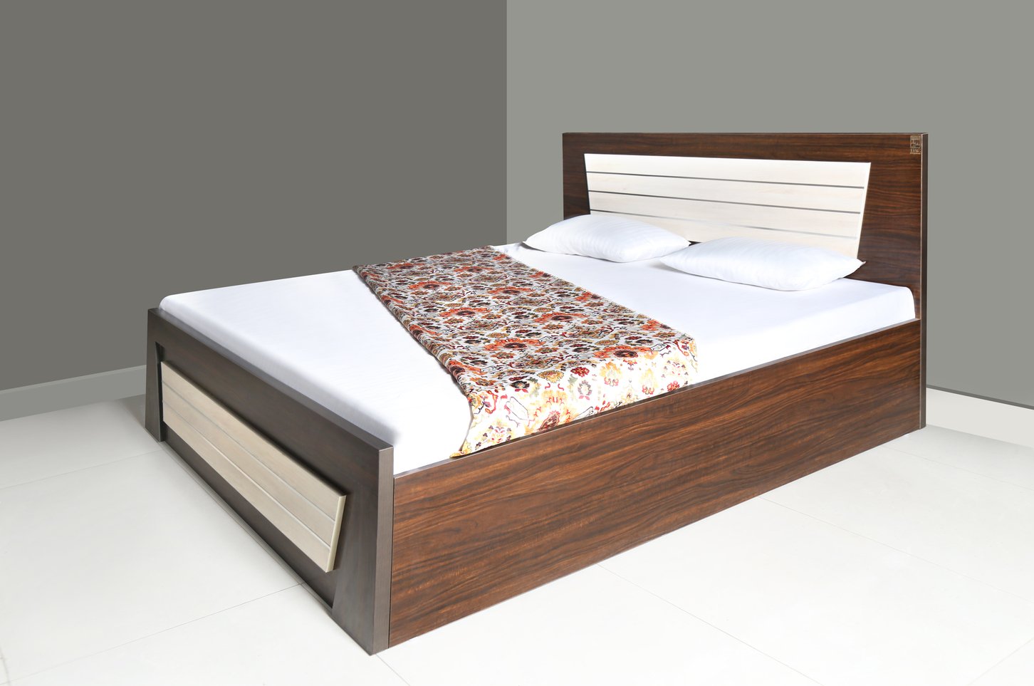 Prelam MDF Hydraulic Bed With Storage & Side Table - Gorakhpur