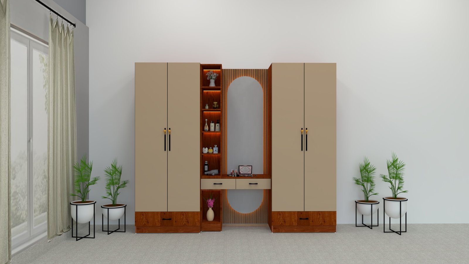 Affordable Wardrobe with Secure Locking & Ample Storage
