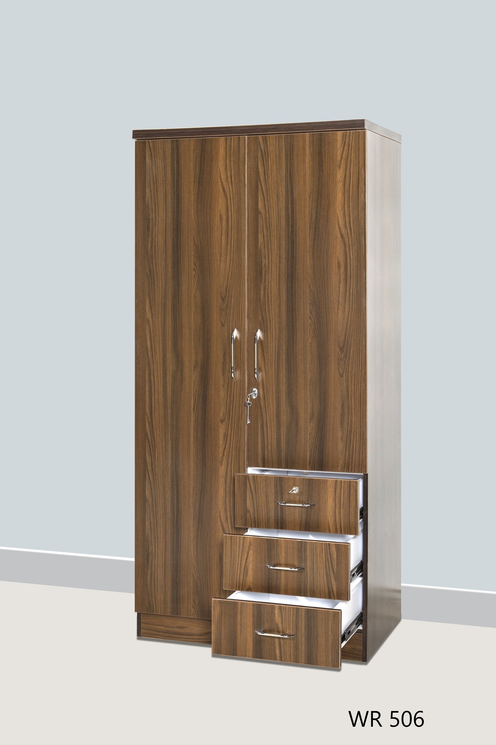 Prelam MDF Wardrobe with Storage