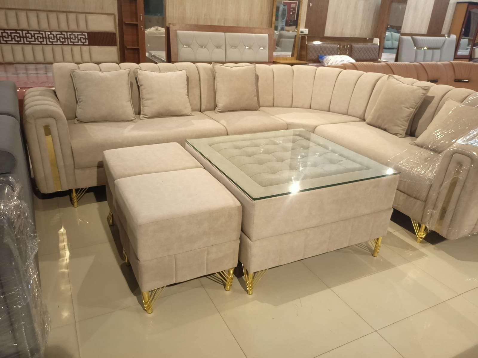 Premium Corner Sofa Set